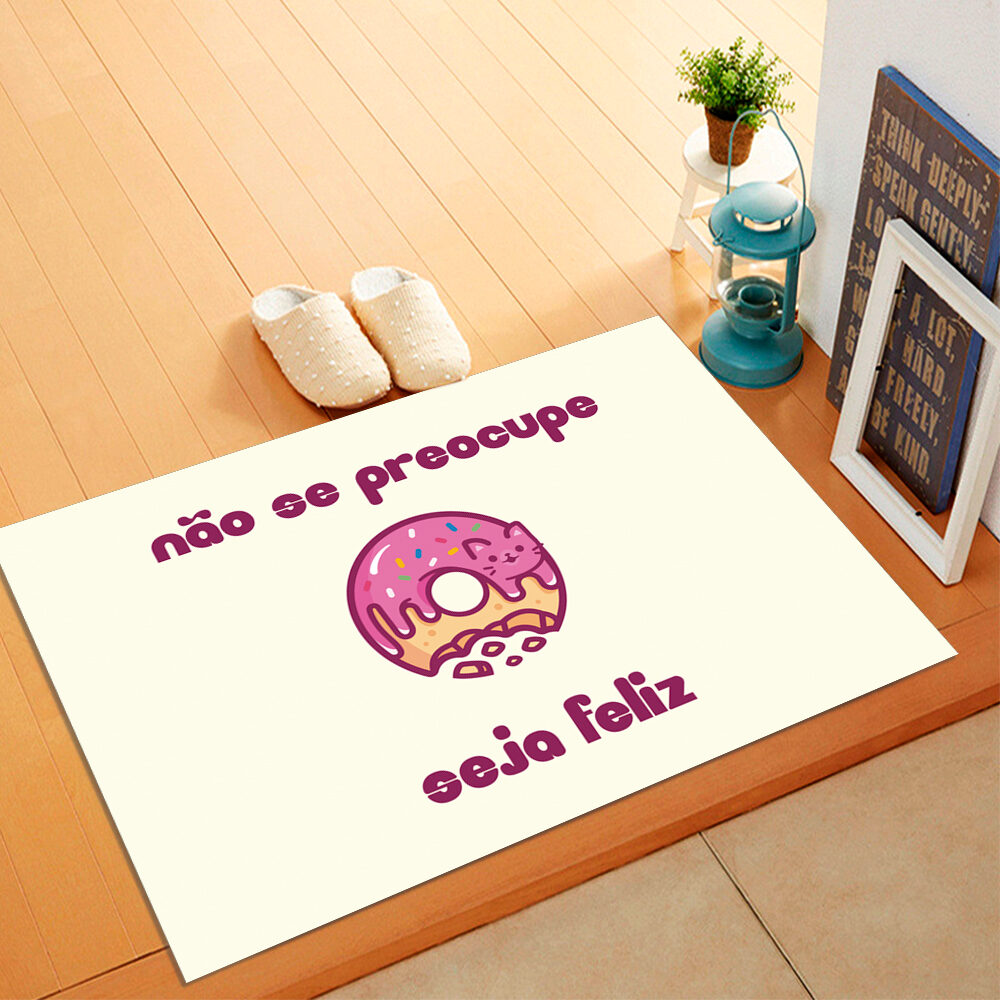 tapete-de-porta-personalizado-seja-feliz-bga-mercadillo